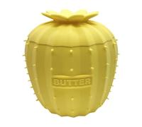 Llazsybz Mantequera Suave de Silicona con Forma Bonita, Recipiente Decorativo Resistente Y Novedoso para Regalo de Inauguración de Casa, Buffet, Dormitorio O C, Amarillo, tal como se describe