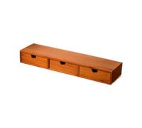 Llazsybz Organizador de Escritorio con Cajón, Contenedor de Almacenamiento de Madera, Soporte para Cápsulas de Café para La Entrada, 49cmx12cmx7cm