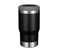 Llazsybz Portavasos Térmico de 420 Ml con Abridor de Botellas Integrado, Ideal para Paseos en Bicicleta O para Llevar Agua con Gas, Negro