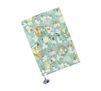 Llazsybz Protector de Libro Decorativo con Estampado de Flores, Funda Dura Reutilizable Antiarañazos /A6 para Libros de Bolsillo, A5