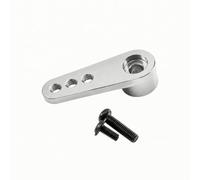 Llazsybz Servo Brazo Componente Hélice Metal Aluminio Adaptador Brazo Soporte Montaje Apto para Ensamblaje RC y Reparación Juguetes Eléctricos, Plateado