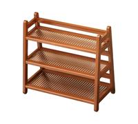 Llazsybz Soporte para Botellas de Jarabe para Barra de Café, Soporte para Condimentos, Estante Multifuncional para Exhibición de Tazas en Mostrador de Cocina P, Marrón Oscuro, tal como se describe