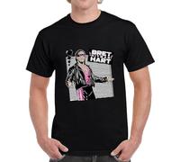 Llbang Bret The Hitman Hart Unisex 100% Cotton Short-Sleeve T-Shirts Black L