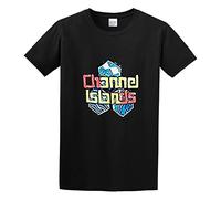 Llbang Channel Islands Water Colors Hex Unisex 100% Cotton Short-Sleeve T-Shirts Black M