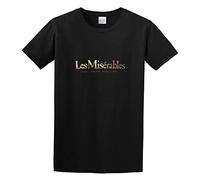 Llbang Les Miserables Logo Unisex 100% Cotton Short-Sleeve T-Shirts Black XL
