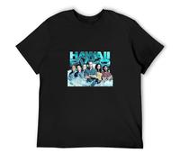 Llbang Men's Hawaii Five 5 0 Members T-Shirt Unisex Casual Tops Black XXL