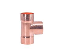LLBOGRGGN 1/4" 3/8" 1/2" 5/8" 8 10 12 15 16 19 22 25-159mm ID Copper End Feed Solder Tee 3 Ways Plumbing Fitting(ID 92mm Wall 2.3mm)
