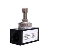 LLBOGRGGN 1 válvula de mariposa RE-04 de 1/2", válvula reguladora de velocidad neumática, válvula de control de flujo