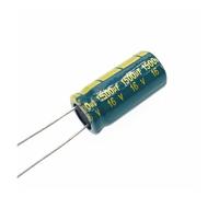 LLBOGRGGN 10 condensadores electrolíticos de aluminio de alta frecuencia y baja impedancia, 16 V, 1500 UF, 1500 UF, 16 V, 1500 UF, 10 x 20 mm.