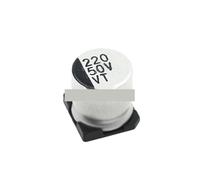LLBOGRGGN 10 condensadores electrolíticos de Aluminio SMD, 50 V, 220 UF, 10 x 10,5 mm, 220 uf, 50 V