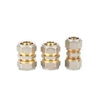 LLBOGRGGN 1pc Brass Air Conditioner Coupling Forged UNF Thread Male To Male with Nut Straight Flare Connecting Pipe Fitting Flare Fit(OD16mm pipe)