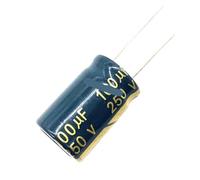LLBOGRGGN 2 unidades/lote de condensadores electrolíticos de aluminio de alta frecuencia y baja impedancia, 250 V, 100 UF, tamaño 16 x 25, 20%