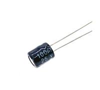 LLBOGRGGN 20 unidades/lote de condensadores electrolíticos de aluminio de 25 V y 100 UF, tamaño 6 x 7, 100 UF, 25 V, 20%