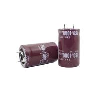 LLBOGRGGN 3 condensadores electrolíticos de aluminio radiales DIP R50 160v1000uf, 160v 1000uf, tolerancia del 20%, tamaño 25x35MM, 20%