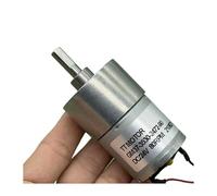 LLBOGRGGN 37GB530-2475 DC 12V-24V 80RPM Reductor de velocidad lenta Arranque con engranajes 530 Arranque con caja de cambios de 37 mm totalmente metálica Gran par