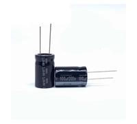 LLBOGRGGN 5 condensadores electrolíticos de aluminio de 200 V, 100 UF, 16 x 25 BXA, alta frecuencia y larga vida útil.
