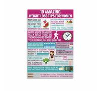 LLBOGRGGN Affirmations for Women Poster Mind and Body Wellness Inspirational Wall-Art for Bedroom Home Office Gym Decor(Framed,08x12inch(20x30cm))