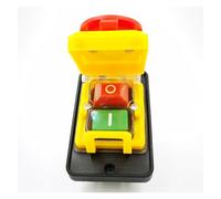 LLBOGRGGN CK5-11 Interruptor pulsador de liberación voltaje arranque y parada 6 pines CA 250 V, común for máquinas carpintería metalistería LLBOGRGGN