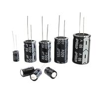 LLBOGRGGN Condensador electrolítico de Aluminio 25 V 10000 uF 2 Piezas