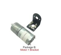 LLBOGRGGN JGA25-370 Arranque de engranajes 12 V CC Paquete de arranque de escobillas de alto par for robot de bajas revoluciones J 12 V 60 rpm LLBOGRGGN