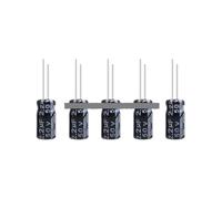 LLBOGRGGN Kit surtido de 120 condensadores electrolíticos de 12 valores, 1uF-470uF, 1UF, 2,2UF, 3,3UF, 4,7UF, 10UF, 22UF, 33UF, 47UF, 100UF y 220UF.