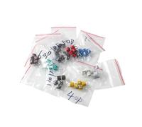 LLBOGRGGN Kit surtido de 45 condensadores de ajuste JML06, 9 valores, 5PF a 120PF, 5PF, 10PF, 20PF, 30PF, 40PF, 50PF, 60PF y 70PF.