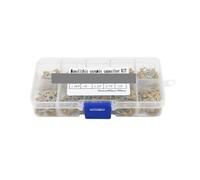 LLBOGRGGN Kit surtido de condensadores cerámicos multicapa de 10 valores (50 unidades, 0,1 uF-10 uF, 104~106, 50 V) con caja de almacenamiento.