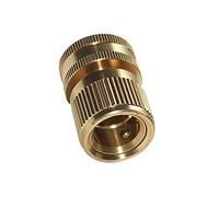 LLBOGRGGN Leak-Proof Pipe Hose Fittings Brass Female 3/4 Tap Car Wash Water Quick Connector Garden Irrigation Connector Pure Copper 8 Pcs