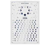 LLBOGRGGN Lunar Phase and Eclipse Wall Art - 2026 Astronomy Calendar Poster, Modern Celestial Print for Living Room, Bedroom, or Office Decor(Unframed,08x12inch(20x30cm))