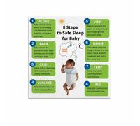 LLBOGRGGN Parents Poster Nursery Canvas Art Print for Room Gentle Parenting Guide Wall Decor for Living Bedroom(Framed,12X18inch(30X45cm))