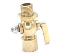 LLBOGRGGN Válvula de cierre de llave de purga de latón macho de 1/2" a hembra M20 x 1,5 mm for combustible, gasóleo y aire