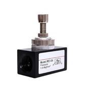 LLBOGRGGN Válvula de mariposa de 1/8" RE-01, válvula reguladora de velocidad neumática, válvula de control de flujo