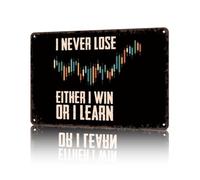 LLBOGRGGN Wall Street Inspired Metal Sign Vintage Stock Broker Quote Humorous Office Decor Tin Plaque for Study Desk Man Cave 8 X 12 inch