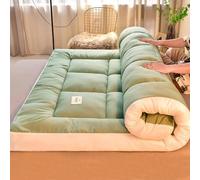 LLCDZR Colchón futón, colchón Tatami japonés Grueso, colchón Enrollable Plegable para el Suelo, colchón de tamaño Completo para Dormitorio de Estudiantes y Campamento en casa (BB,180x200cm)