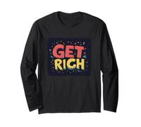 Llega al éxito con Get Rich Logo Manga Larga