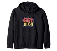 Llega al éxito con Get Rich Logo Sudadera con Capucha