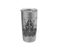Llegada al carro de Ganga Gramma Vaso térmico de acero inoxidable de doble pared