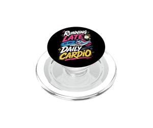 Llegada Tarde Cardio Diario Divertido PopSockets PopGrip para MagSafe