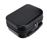 Llegador de Bicicleta Plegable con 2 Diseños de Cremallera - Filtros sin Deslizamiento Resistentes - para Viajar un Viaje Corto (Material ABS) (Black)