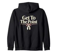 Llegar al Punto Ballet Pointe Dance Humor Sudadera con Capucha