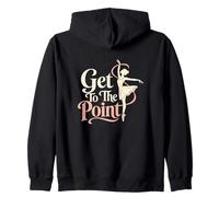 Llegar al Punto Ballet Pointe Dance Humor Sudadera con Capucha