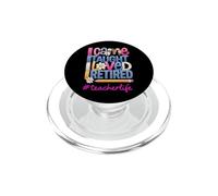 Llegué, enseñé, me encantó, me jubilé, Divertido retiro de Profesor PopSockets PopGrip para MagSafe
