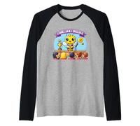 Llegué, vi, lo deletreé, divertido concurso de ortografía Camiseta Manga Raglan