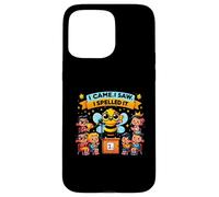 Llegué, vi, lo deletreé, divertido concurso de ortografía Carcasa para iPhone 15 Pro Max