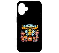 Llegué, vi, lo deletreé, divertido concurso de ortografía Carcasa para iPhone 16