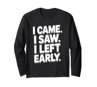 Llegué, Vi, salí temprano, Cita Divertida, Humor Manga Larga