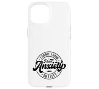 Llegué y Vi Que tenía ansiedad, así Que me FUI: Dicho Divertido de la Oficina Carcasa para iPhone 15