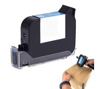 LLELEMAMO Lokarie Handheld Printer, Handheld Portable Multi-Language 12.7mm HD Smart Inkjet Printer Gun with 4.3" Touch Screen & Ink Cartridge, for Metal,Wood,Cloth,Plastic,Glass (Green Cartridge)
