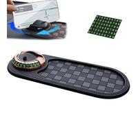 LLELEMAMO Multifunction Car Anti-Slip Mat Auto Phone Holder, Anti Slip Mat Mobile Phone Holder for Car Dashboard with Temporary Parking Numbe Pad for Phones Sunglasses Keys Gadgets (Style 2)