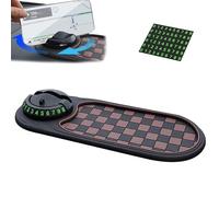 LLELEMAMO Multifunction Car Anti-Slip Mat Auto Phone Holder, Anti Slip Mat Mobile Phone Holder for Car Dashboard with Temporary Parking Numbe Pad for Phones Sunglasses Keys Gadgets (Style 6)